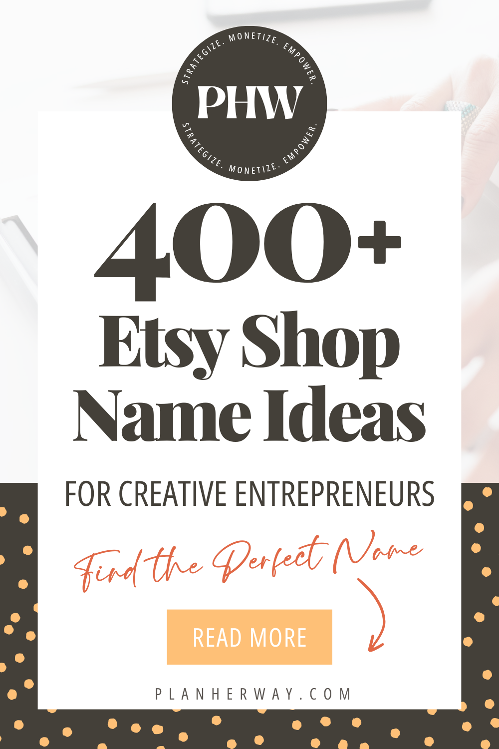 Over 400 Etsy Shop Name Ideas