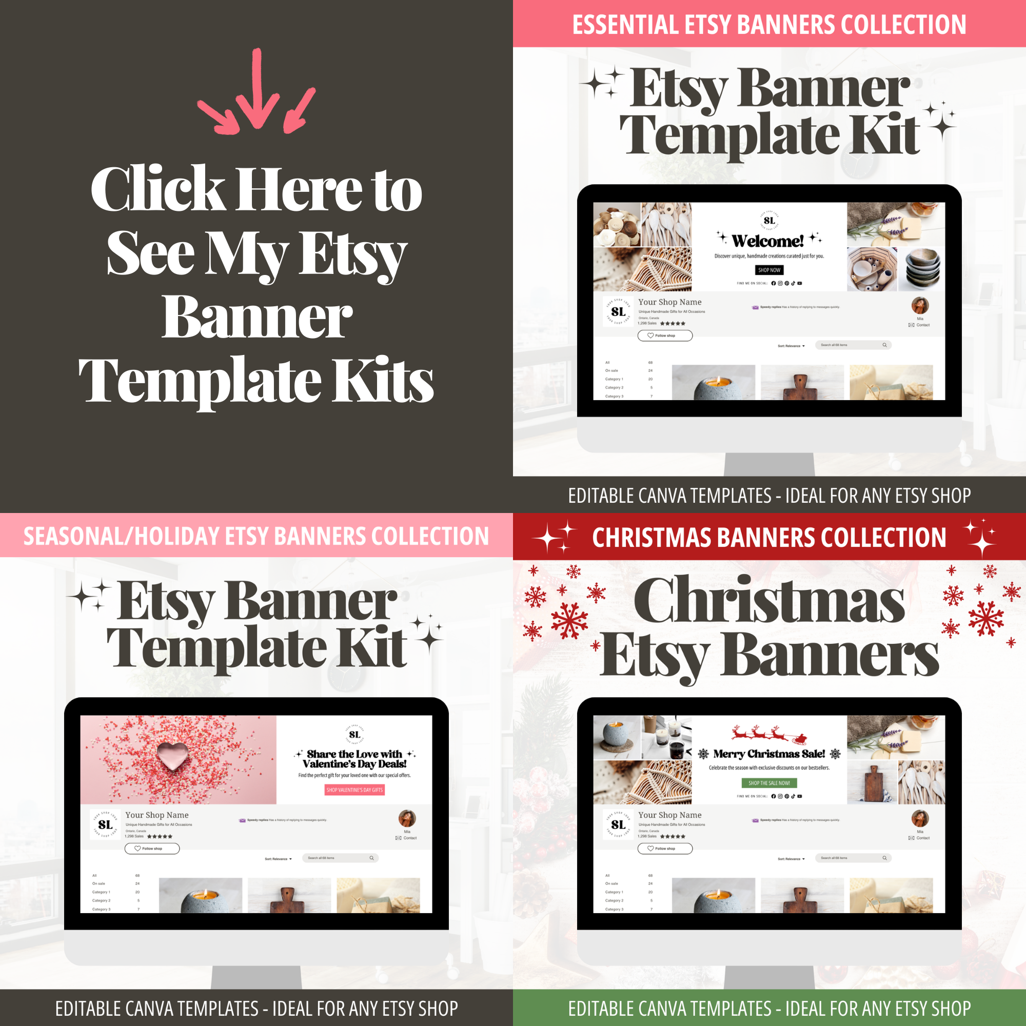 Etsy Banner Templates