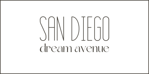 Canva Font Pairings San Diego and Dream Avenue