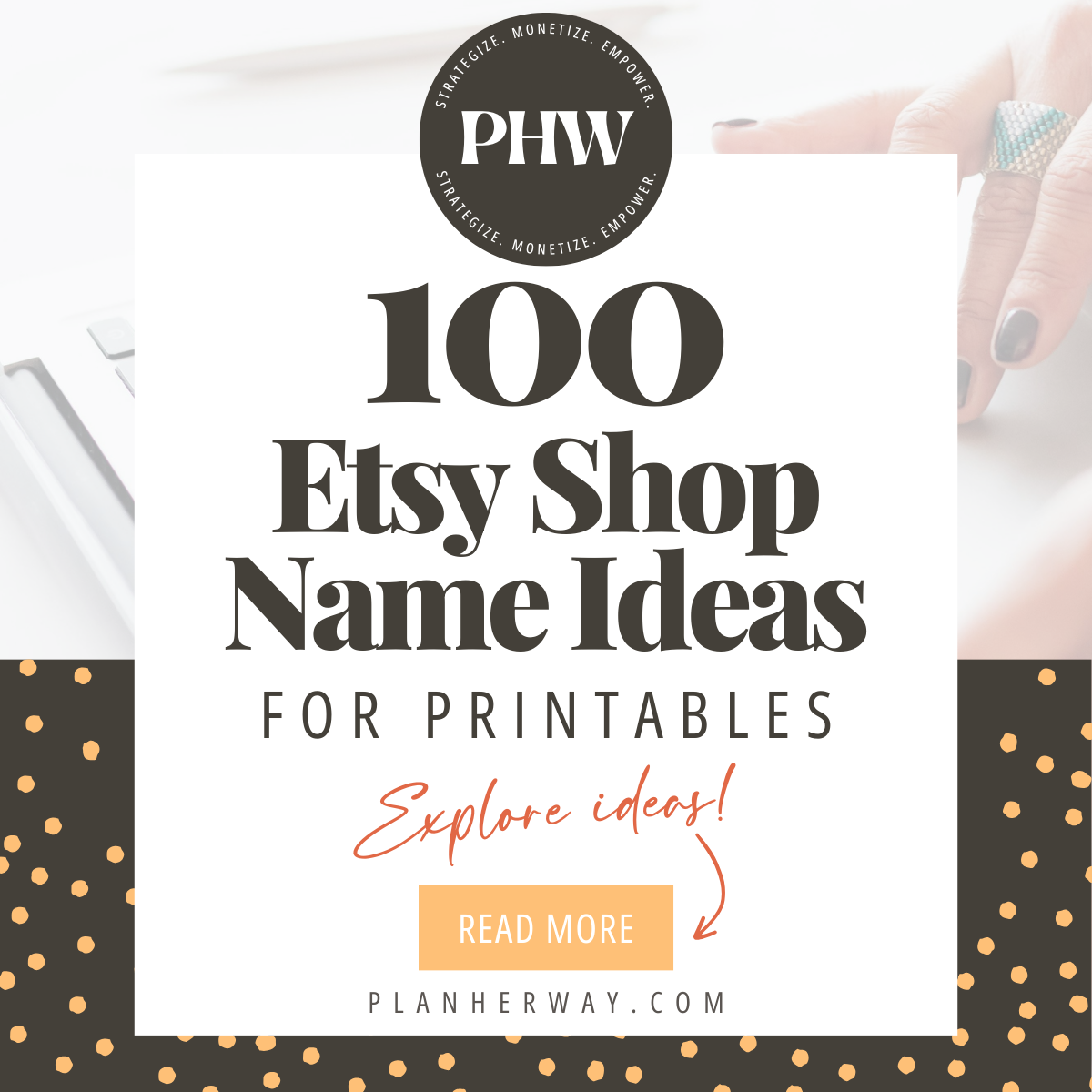 100 Unique Etsy Shop Name Ideas for Printables | Plan Her Way