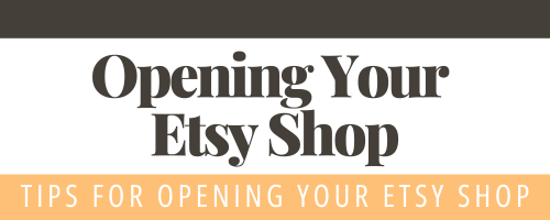 Etsy Shop Tips for Beginners