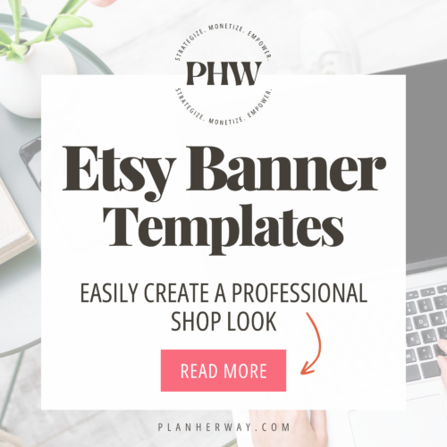 Etsy Shop Banner Templates Canva Etsy Shop Kits